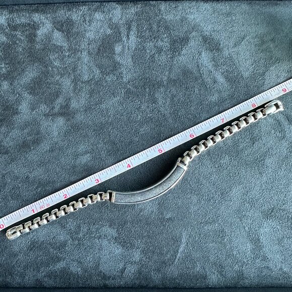 David Yurman Exotic Stone ID Bracelet w/ Red Agate - 7mm - 8.5" - RARE - Picture 15 of 16